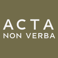 Inspirational Latin Quote Tee Acta Non Verba Phrase T Shirt Dyed Cap | Artistshot