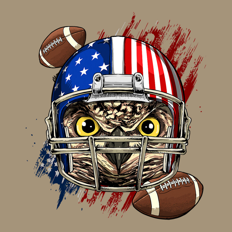 American Football Player Owl Bird Patriotic Animal Owl Lover Dyed Cap by peafowl | Artistshot