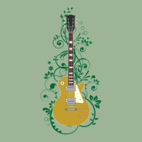 Gold Lp Style Electric Guitar Flowering Vines 1 Urban Heavy T-shirt | Artistshot