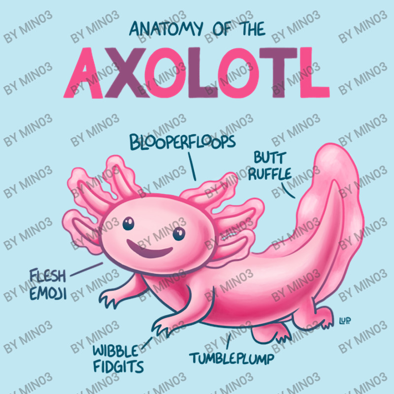 Anatomy Of The Axolotl Urban Heavy T-shirt | Artistshot