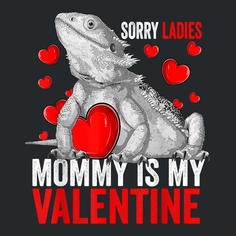 Sorry Ladies Mommy Is My Valentine Bearded Dragon Rescue T Shirt Crewneck Sweatshirt by ayedencoplon | Artistshot