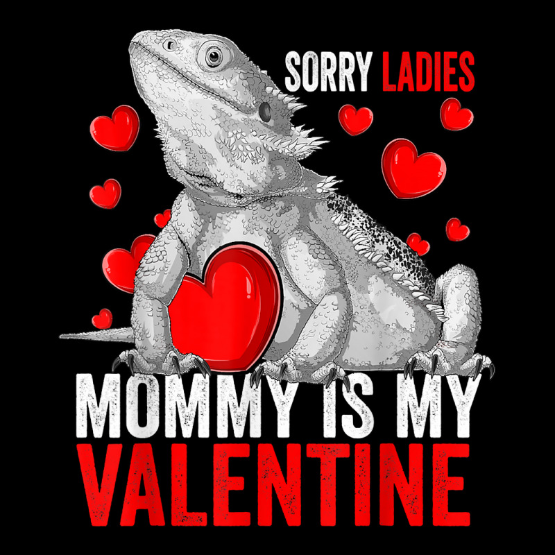 Sorry Ladies Mommy Is My Valentine Bearded Dragon Rescue T Shirt Men's 3/4 Sleeve Pajama Set by ayedencoplon | Artistshot