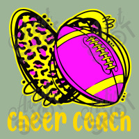 Cheer Coach Leopard Cheerleading Football Mom Urban Heavy T-shirt | Artistshot