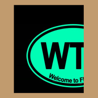 Wtf  Welcome To Florida Mint Green Urban Heavy T-shirt | Artistshot