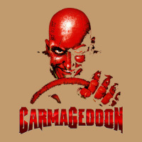 Carmageddon Retro Race Game Fan Print With Text Urban Heavy T-shirt | Artistshot