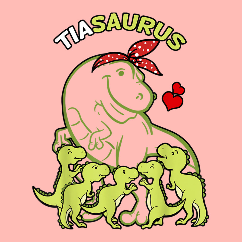 Tiasaurus Tia 5 Kids Dinosaur Aunt Auntie Tita T Shirt Urban Heavy T-shirt | Artistshot