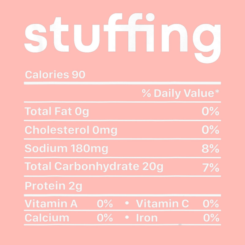 Stuffing Nutrition Facts Thanksgiving Christmas Food Urban Pullover Hoodie by cm-arts | Artistshot