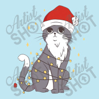 Cat Christmas Hat Christmas Lights Cute Cat Christmas Urban Pullover Hoodie | Artistshot