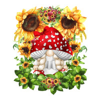 Toadstool Gnome For Women Sunflower Mom Cute Mushroom Lover Bomber Jacket | Artistshot