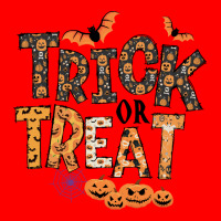 Trick Or Treat T  Shirt Funny Trick Or Treat Cute Halloween Pumpkin Co Bomber Jacket | Artistshot