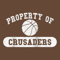 Property Of Crusaders Basketball Raglan Baseball Tee Beanie | Artistshot