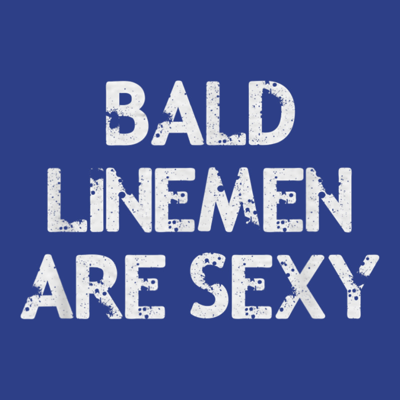 Bald Linemen T Shirt Funny Gift For Bald Men Lineman Job T Shirt Beanie | Artistshot