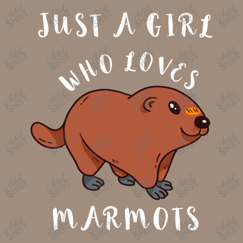 Just A Girl Who Loves Marmots Ground Hog Woodchuck Rodent Long Sleeve Visor Hat | Artistshot