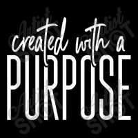 Cute Christian - Created With A Purpose Bible Quote Gifts Idea Pom Pom Beanie | Artistshot