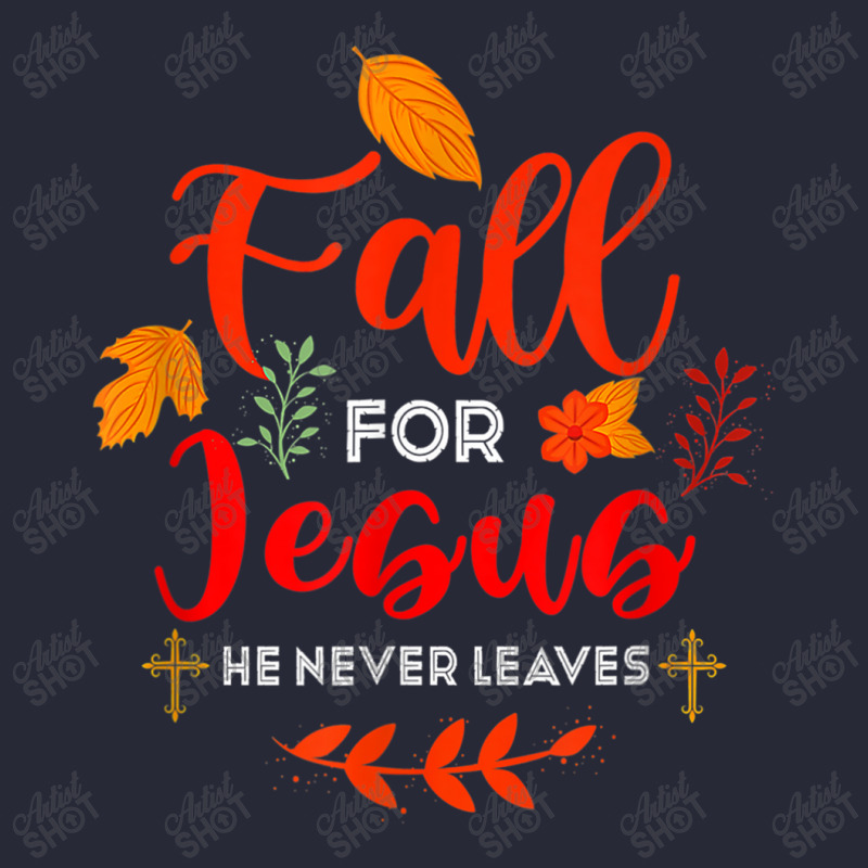 Fall For Jesus He Never Leaves Autumn Christian Prayers Day Gift Pom Pom Beanie by Aria-Proctor | Artistshot