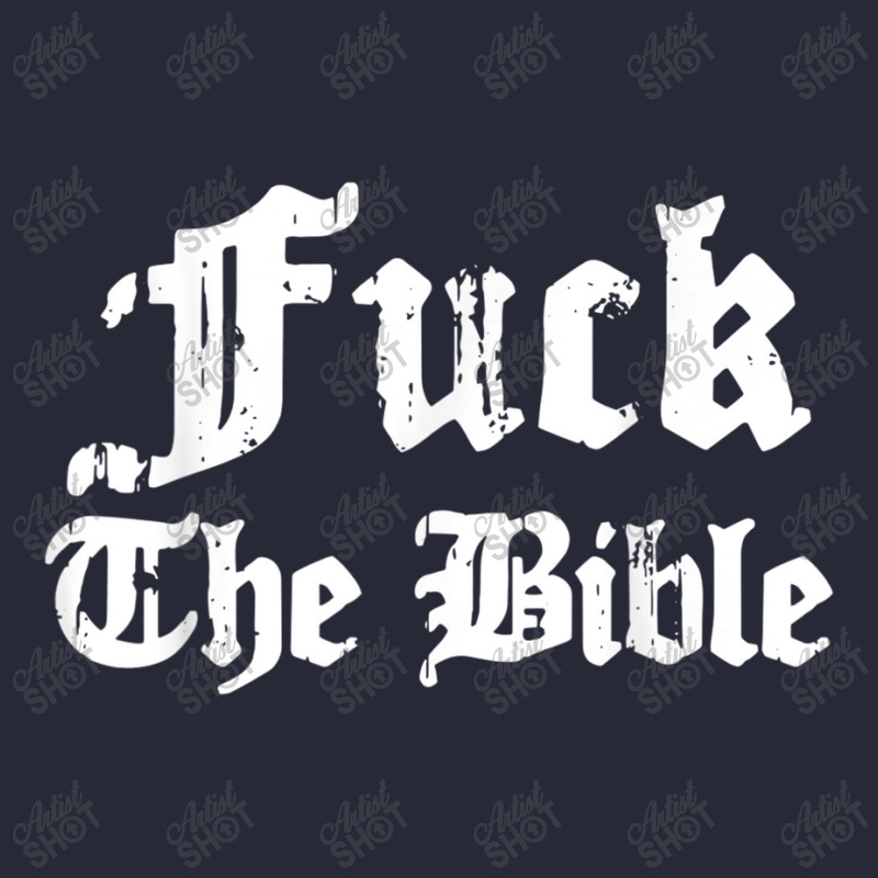 Fuck The Bible Funny Men Pom Pom Beanie by Aria-Proctor | Artistshot