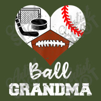 Ball Grandma Heart Funny Football Baseball Hockey Grandma T Shirt Sun Shade Cap | Artistshot