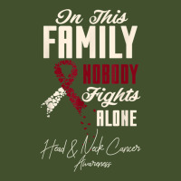 Oral Head & Neck Cancer In This Family Nobody Fights Alone T Shirt Sun Shade Cap | Artistshot