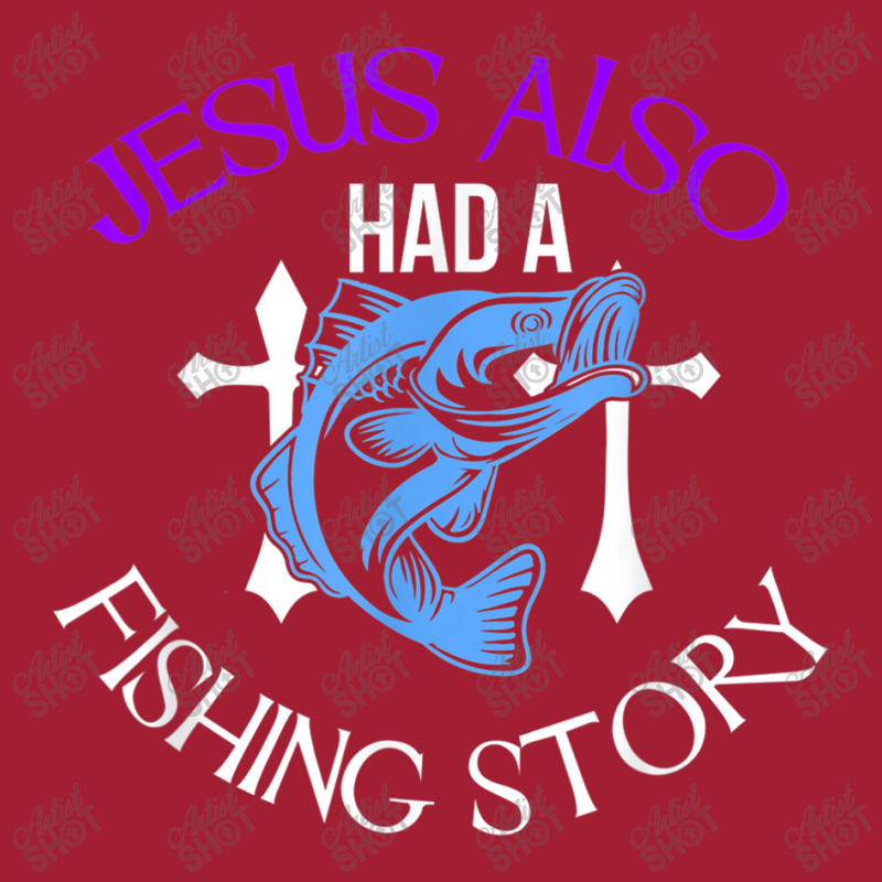 Jesus Also Had A Fishing Story Cool Christian Fisher Design Arts Chara Mesh Back Trucker Hat by Aria-Proctor | Artistshot