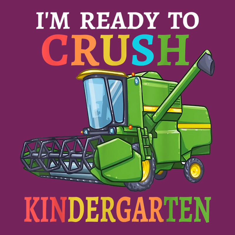 Kids Combine Harvester Back To School I'm Ready To Crush T Shirt Tie Dyed Bucket Hat by peersodshamiw8 | Artistshot