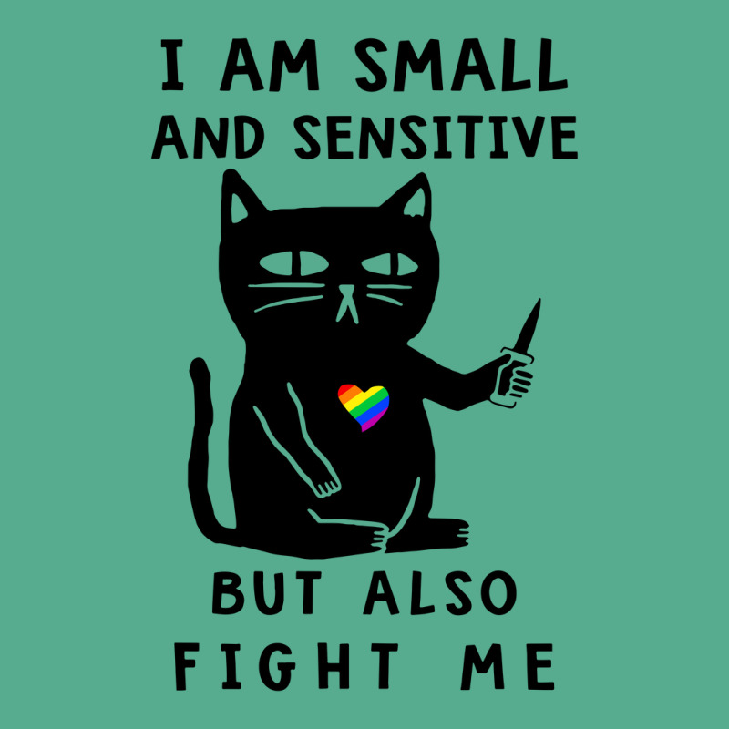 Lgbt Cat I Am Small And Sensitive But Also Fight Me Pride Tie Dyed Bucket Hat by golferu | Artistshot