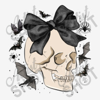 Halloween Skull Bow Crew Socks | Artistshot