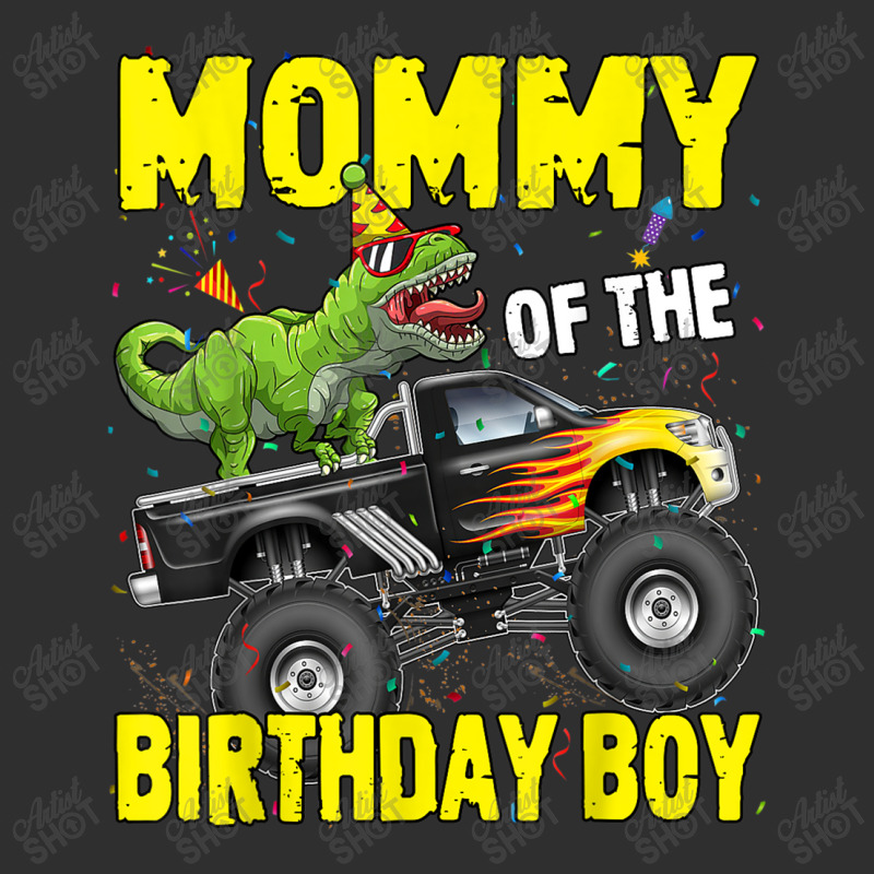 Mommy Of The Birthday Boy Dinosaurs T Rex Monster Truck Characters Car Snapback Trucker Cap | Artistshot