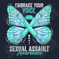 Sexual Assault Awareness Month Butterfly Teal Ribbon Snapback Trucker Cap | Artistshot