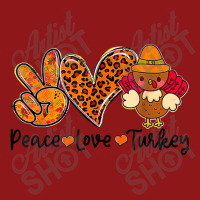 Peace Love Turkey Fall Vibes Spooky Season Thanksgiving Day Gifts Foam Trucker Hat | Artistshot