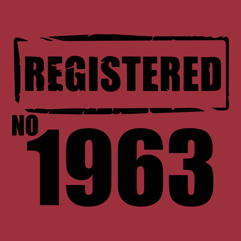 Registered No 1963 Vintage Hoodie | Artistshot