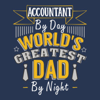 Accountant By Day World's Createst Dad By Night T Shirt Ladies Denim Jacket | Artistshot