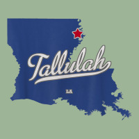 Tallulah Louisiana La Map T Shirt Urban Heavy T-shirt | Artistshot