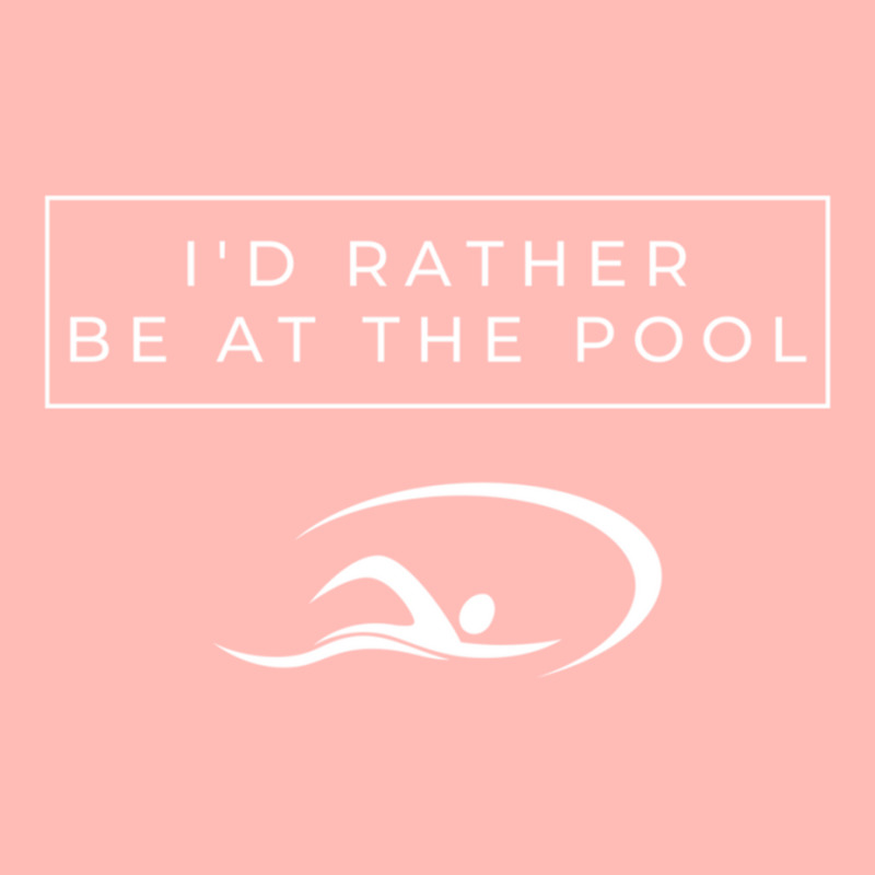 I D Rather Be At The Pool Urban Heavy T-shirt by KENNETHPCLING | Artistshot