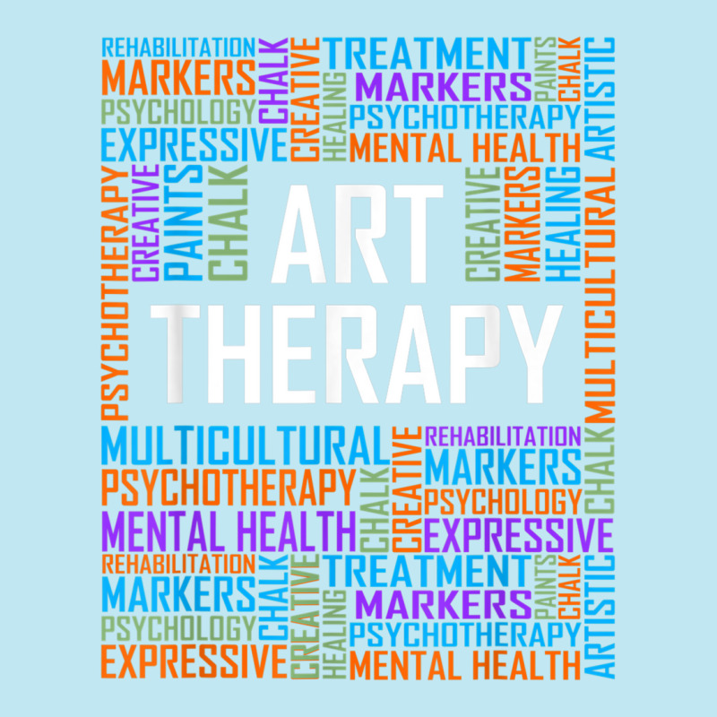 Art Therapy Words Gift Therapist Appreciation Gifts Urban Heavy T-shirt by CruzChapman | Artistshot