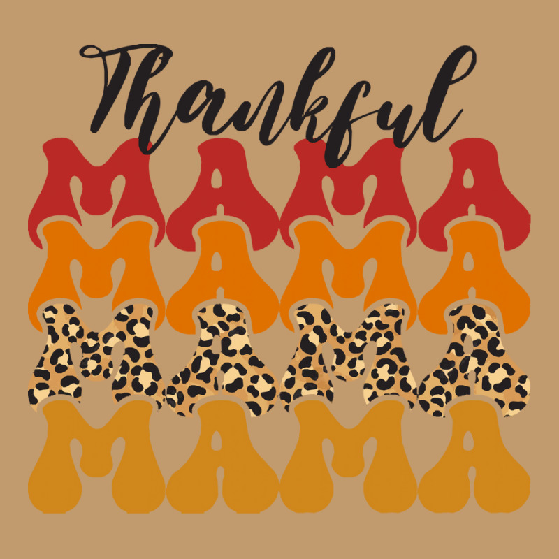 Thankful Mama Script Groovy Thanksgiving Fall Autumn Gift For Mother T Urban Heavy T-shirt | Artistshot