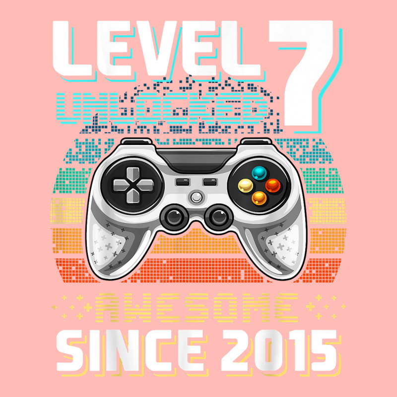 Level 7 Unlocked Awesome 2015 Video Game 7th Birthday T Shirt Urban Heavy T-shirt | Artistshot