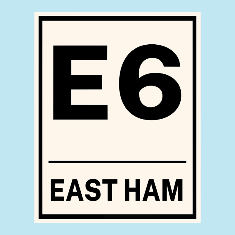 E6 East Ham Postcode United Kingdom Urban Heavy T-shirt | Artistshot