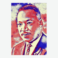 Portrait Of Martin Luther King Jr. Urban Pullover Hoodie | Artistshot