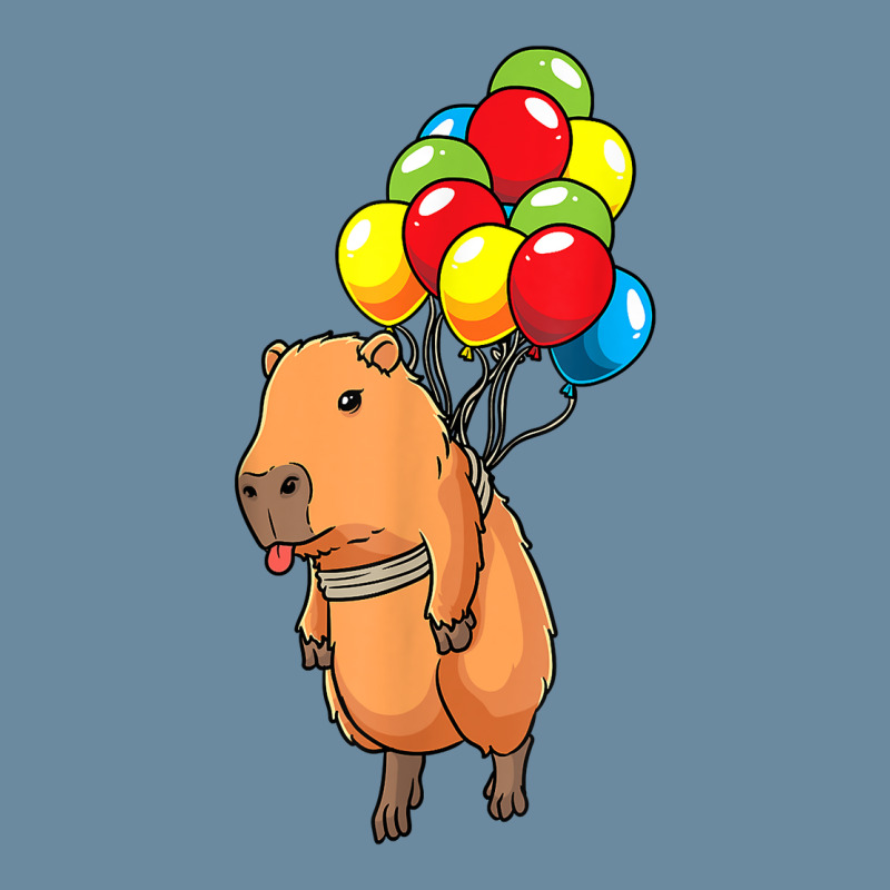 Capybara Giant Cavy Rodent With Balloons Capybara T Shirt Urban Pullover Hoodie | Artistshot