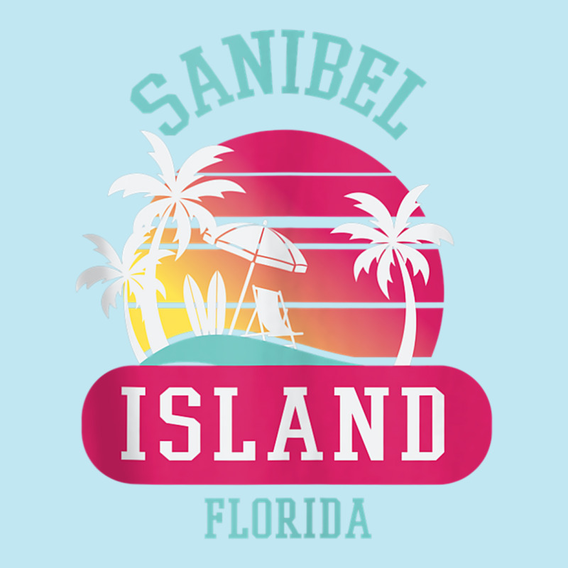 Retrol Cool Sanibel Island Florida Sunny Palm Tree Novelty Tank Top Urban Pullover Hoodie by cm-arts | Artistshot