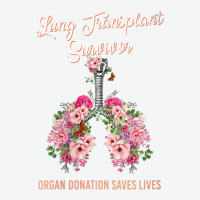 Womens Lung Transplant Survivor Organ Donation Saves Lives Floral V Ne Urban Pullover Hoodie | Artistshot