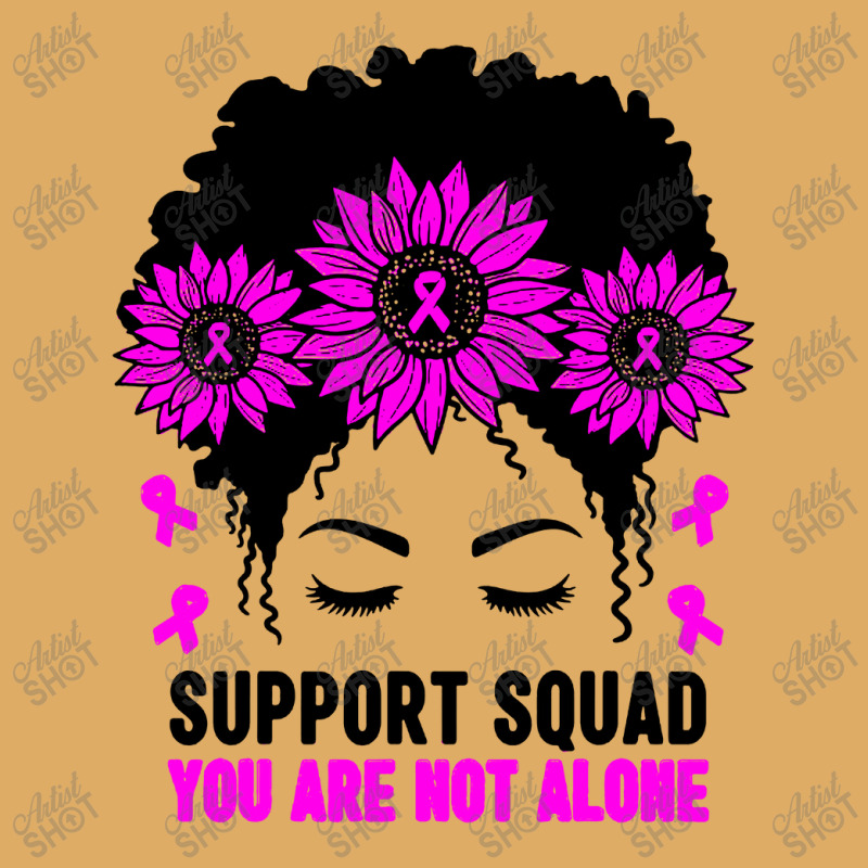 Awareness Support Squad Messy Bun Pink Warrior Urban Pullover Hoodie | Artistshot