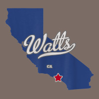 Watts California Los Angeles Ca Map T Shirt Leatherette Tumbler | Artistshot