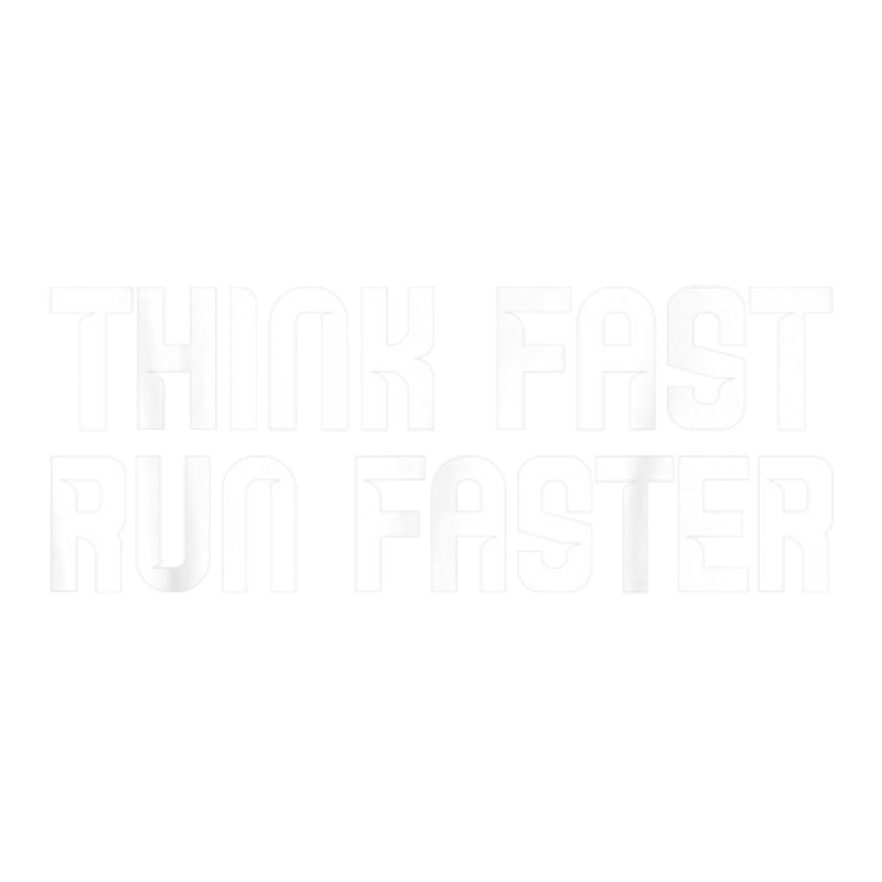 Think Fast Run Faster Bomber Jacket | Artistshot