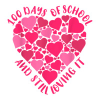 Cute 100 Days Of School And Still Loving It Heart Bomber Jacket | Artistshot