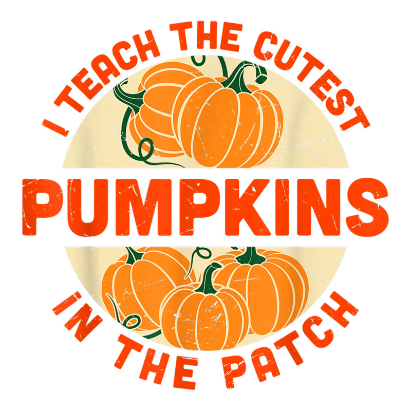 I Teach The Cutest Pumpkins In The Patch Halloween Teachers Bomber Jacket | Artistshot