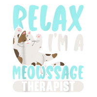 Relax I'm A Meowssage Therapist Cat Owner Kitty Bomber Jacket | Artistshot