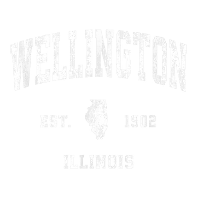 Wellington Illinois Il Vintage Athletic Sports Design Bomber Jacket | Artistshot