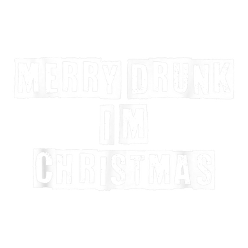 Eroded Text Idea Funny Merry Drunk I'm Christmas Bomber Jacket by Sapphire | Artistshot