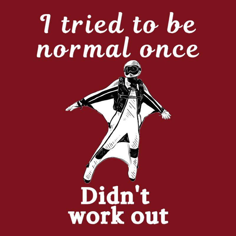 I Tried To Be Normal Once Did Not Work Out White Text Classic Beanie by cm-arts | Artistshot